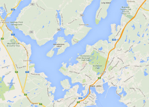 St. John NB area map