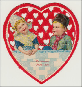 Dutch Girl and Boy Valentine