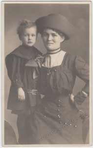 Mother And Son RPPC pc1