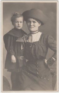 Mother And Son RPPC pc1