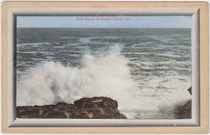 Surf Scene Peaks Island Maine pc1