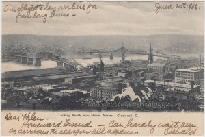 View Of Cincinnati Ohio 1906 pc1