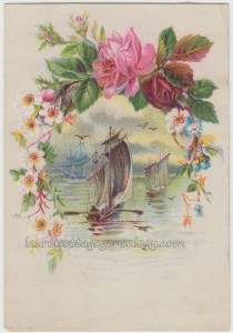 Sailboats And Roses c1