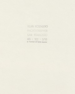 Rosenberg Photographer Stamp