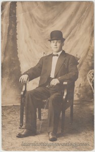 Young Man In Derby Hat pc1