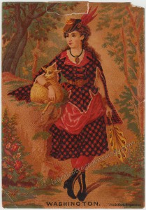 Scottish Lass Trade Card tc1