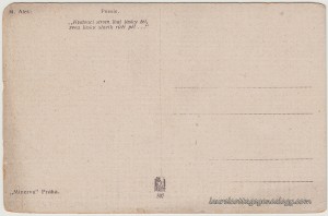 Czech Postcard By M. Aleš pc2