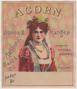 Acorn Stoves & Ranges Trade Card tc1