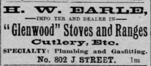 1887 Ad for Glenwood