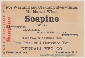 Soapine Trade Card tc2