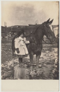 Little Girl And Big Horse Defiance Iowa pc1