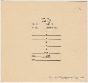 Latin Dancers Bridge Tally Set bc5