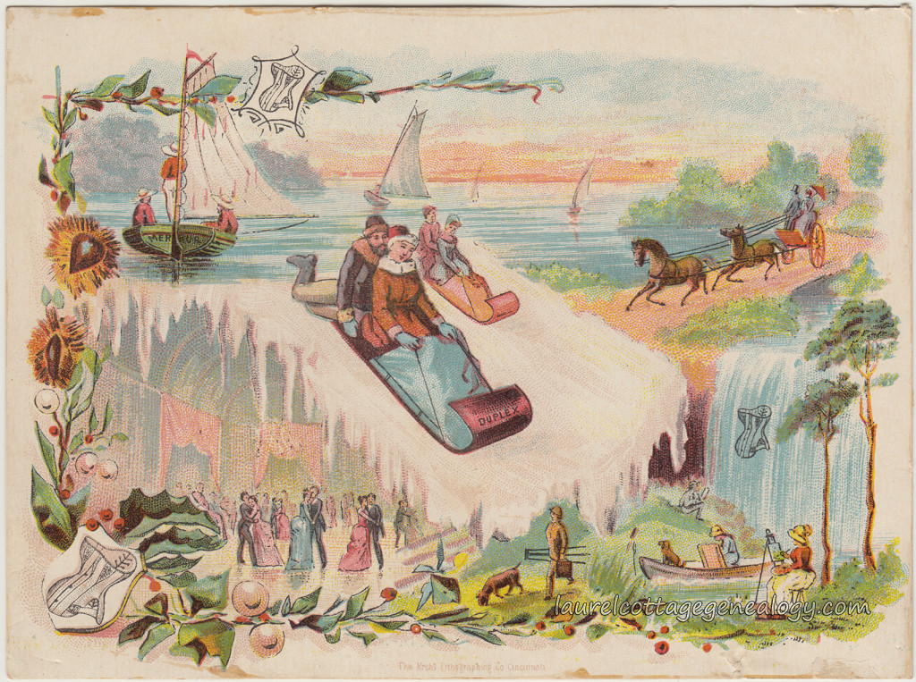 Krebs Lithographing Co Laurel Cottage Genealogy