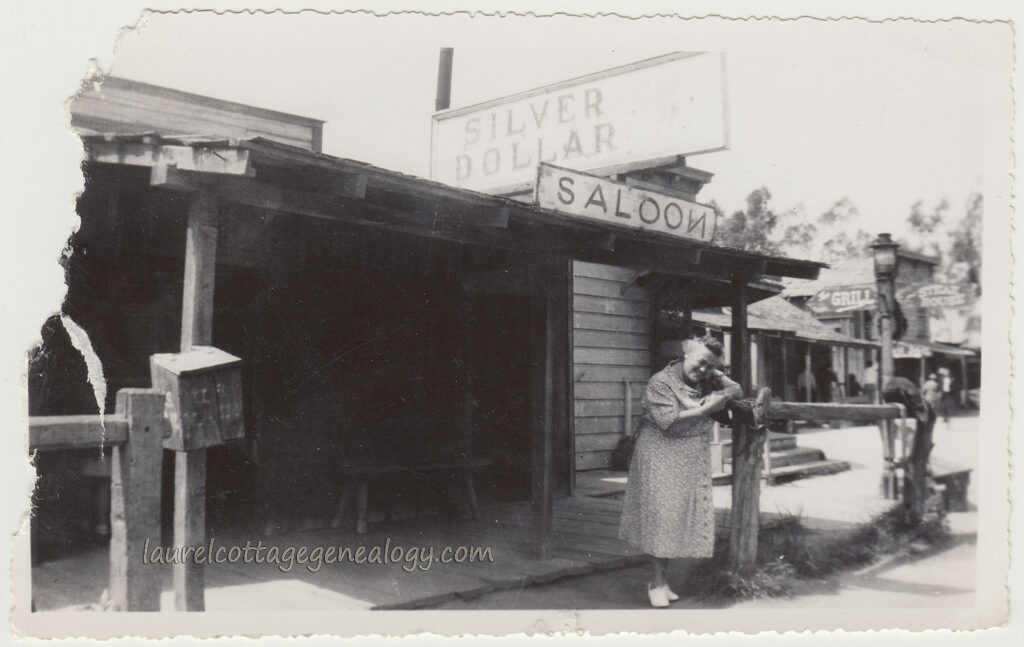 Vintage Tourist Attaction Silver Dollar Saloon Laurel Cottage Genealogy